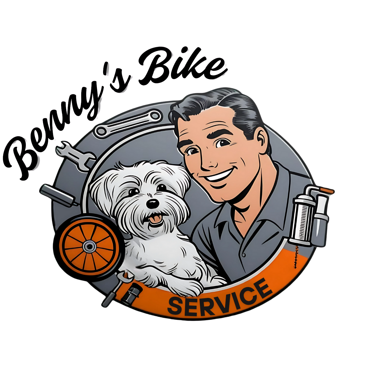 Benny’s Bike Service Logo